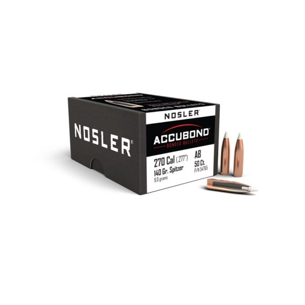 Nosler AccuBond Spitzer Kal. 270Win 140 Grain / 50 St. #54765