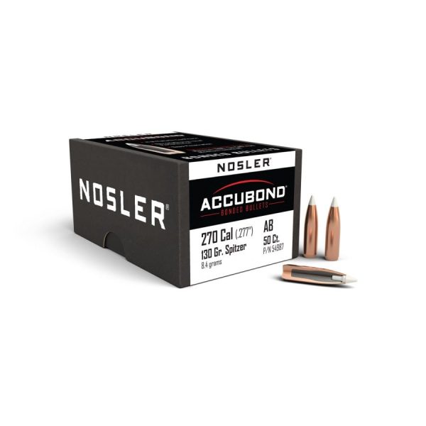 Nosler AccuBond Spitzer Kal. 270 130 Grain / 50 St. #54987