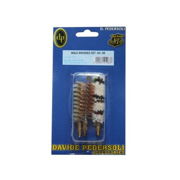 Pedersoli Cleaning Brushes Male Set .54 /.58 #USA 730-54